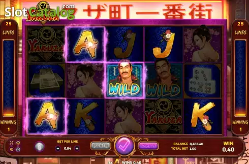 Οθόνη4. Yakuza (Eurasian Gaming) Κουλοχέρης