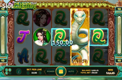 Οθόνη4. Legend Of White Snake Κουλοχέρης 