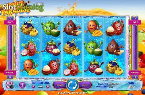 Οθόνη2. Fruit Paradise (Eurasian Gaming) Κουλοχέρης