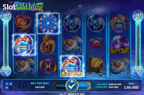 Οθόνη3. Zodiac Deluxe Κουλοχέρης