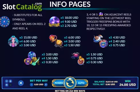 Οθόνη6. Zodiac Deluxe Κουλοχέρης