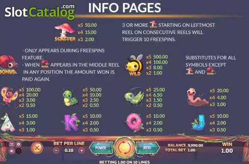 Οθόνη6. Critter Mania Deluxe Κουλοχέρης