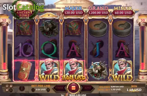 Οθόνη3. Ancient Rome Deluxe Κουλοχέρης