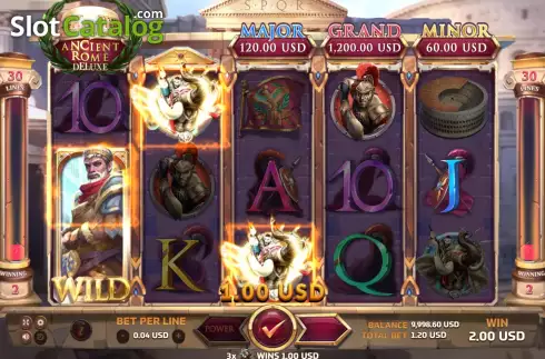 Οθόνη4. Ancient Rome Deluxe Κουλοχέρης