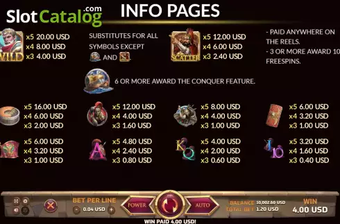 Οθόνη6. Ancient Rome Deluxe Κουλοχέρης