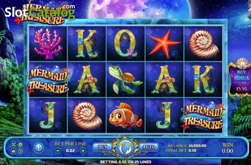 Οθόνη2. Mermaid Treasure (Eurasian Gaming) Κουλοχέρης