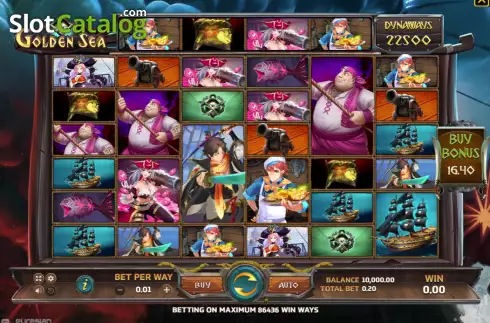Οθόνη2. Golden Sea (Eurasian Gaming) Κουλοχέρης