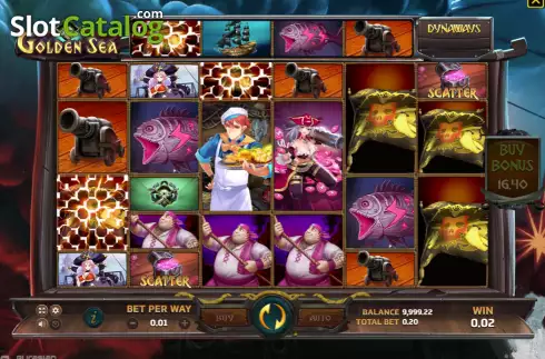 Οθόνη3. Golden Sea (Eurasian Gaming) Κουλοχέρης