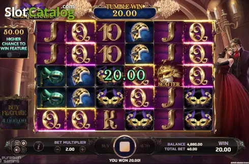 Οθόνη3. Masquerade (Eurasian Gaming) Κουλοχέρης