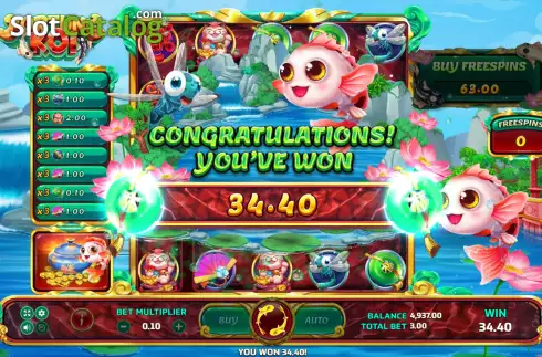 Οθόνη3. Fortune Koi (Eurasian Gaming) Κουλοχέρης