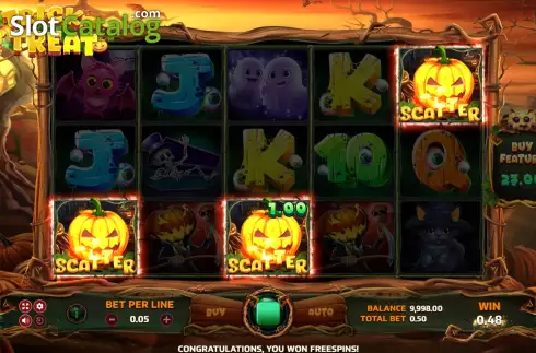 Οθόνη3. Trick or Treat (Eurasian Gaming) Κουλοχέρης