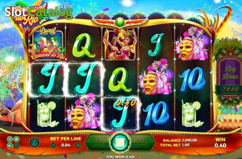 Οθόνη3. Carnaval do Rio (Eurasian Gaming) Κουλοχέρης