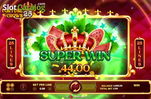Οθόνη3. Fortune Crown 25 Κουλοχέρης