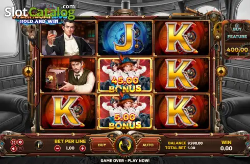 Οθόνη2. Steamboat Ride: Hold and Win Κουλοχέρης