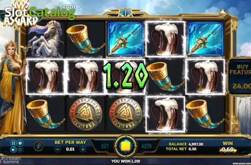 Οθόνη3. Gods of Asgard (Eurasian Gaming) Κουλοχέρης