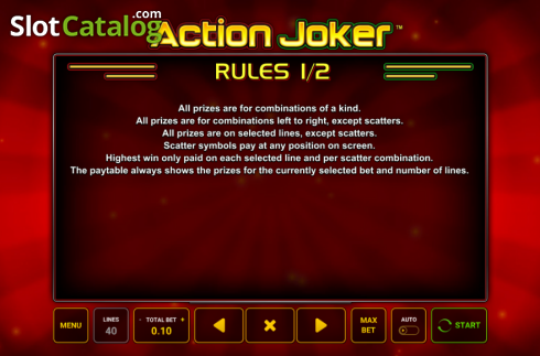 Οθόνη9. Action Joker Κουλοχέρης