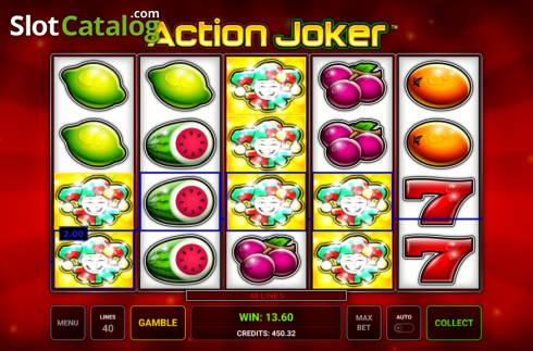 Οθόνη3. Action Joker Κουλοχέρης