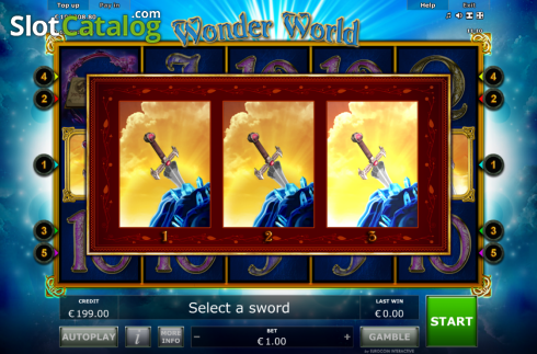 Οθόνη3. Wonder World Jackpot Edition Κουλοχέρης