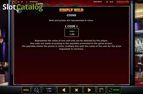 Οθόνη6. Simply Wild (Greentube) Κουλοχέρης