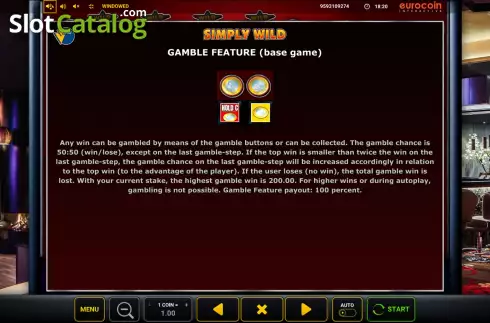 Οθόνη9. Simply Wild (Greentube) Κουλοχέρης