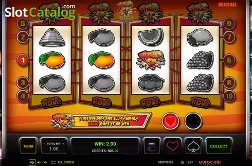 Οθόνη4. Hold it Casino Κουλοχέρης