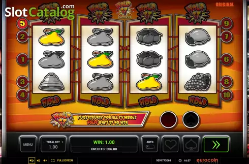 Οθόνη5. Hold it Casino Κουλοχέρης