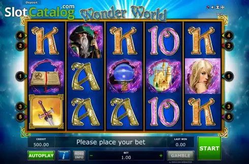 Οθόνη2. Wonder World (Eurocoin Interactive) Κουλοχέρης