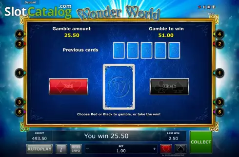 Οθόνη7. Wonder World (Eurocoin Interactive) Κουλοχέρης
