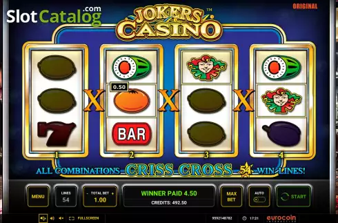 Οθόνη3. Jokers Casino Κουλοχέρης