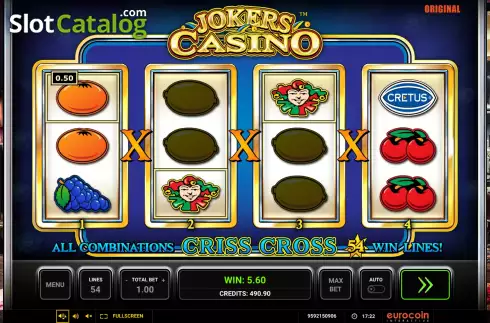 Οθόνη5. Jokers Casino Κουλοχέρης