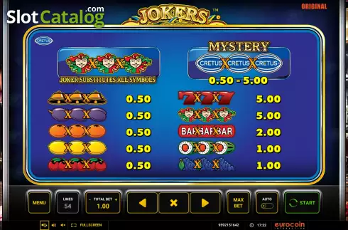 Οθόνη7. Jokers Casino Κουλοχέρης