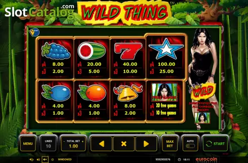 Οθόνη7. Wild Thing Κουλοχέρης