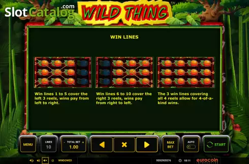 Οθόνη8. Wild Thing Κουλοχέρης
