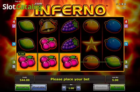 Οθόνη5. Inferno (Eurocoin Interactive) Κουλοχέρης