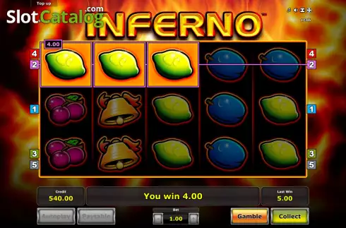 Οθόνη6. Inferno (Eurocoin Interactive) Κουλοχέρης