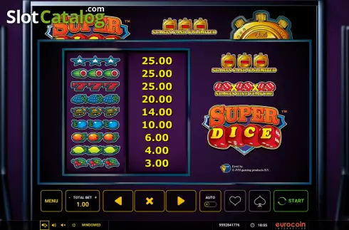 Οθόνη8. Super Dice Κουλοχέρης 