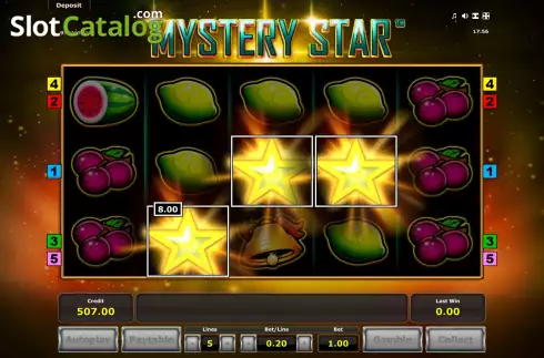 Οθόνη3. Mystery Star (Eurocoin Interactive) Κουλοχέρης
