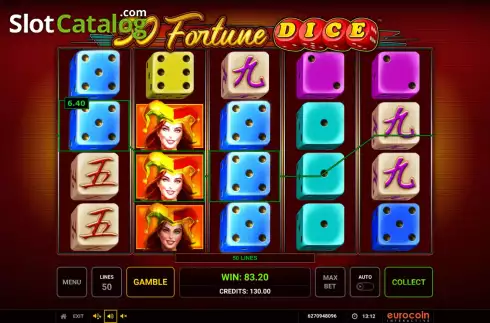 Οθόνη3. 50 Fortune Dice Κουλοχέρης