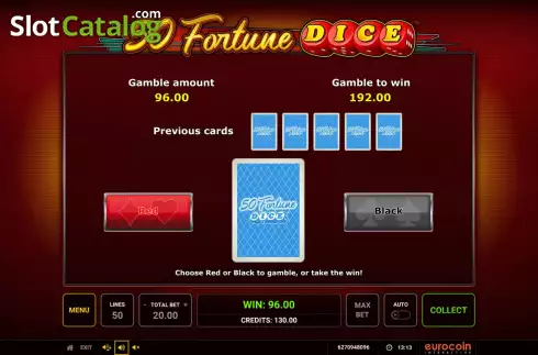 Οθόνη4. 50 Fortune Dice Κουλοχέρης