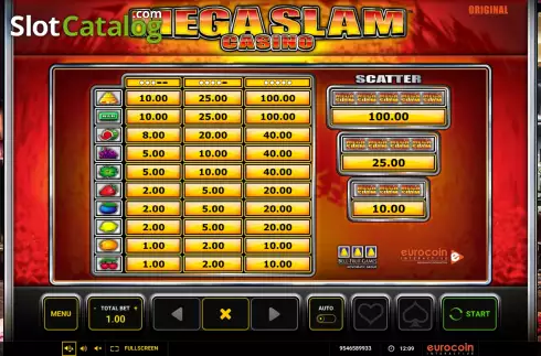 Οθόνη7. Mega Slam Casino Κουλοχέρης