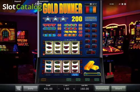 Οθόνη4. Gold Runner Κουλοχέρης
