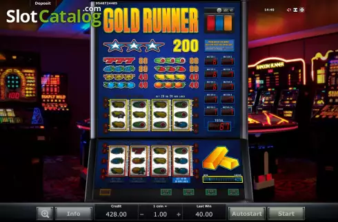 Οθόνη5. Gold Runner Κουλοχέρης