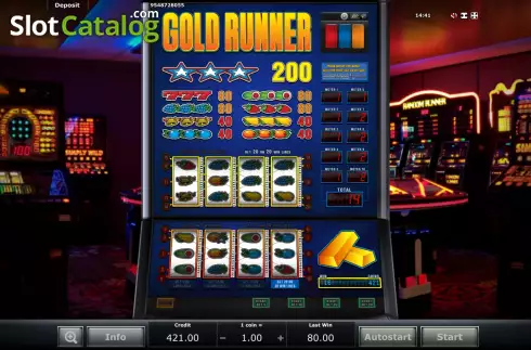 Οθόνη6. Gold Runner Κουλοχέρης