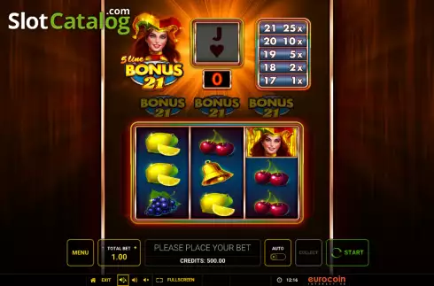 Οθόνη2. 5-Line Bonus 21 Κουλοχέρης