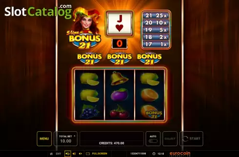 Οθόνη4. 5-Line Bonus 21 Κουλοχέρης