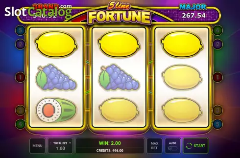 Οθόνη3. 5-Line Fortune Κουλοχέρης