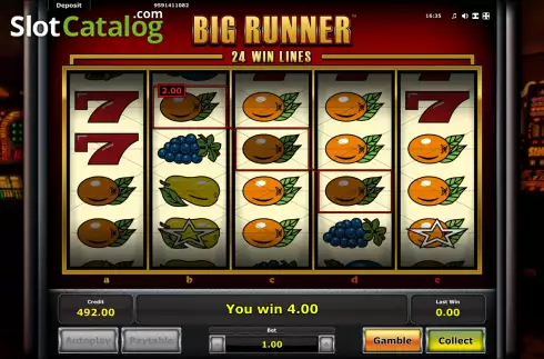 Οθόνη3. Big Runner Κουλοχέρης