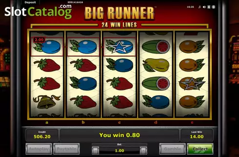 Οθόνη4. Big Runner Κουλοχέρης