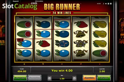 Οθόνη5. Big Runner Κουλοχέρης