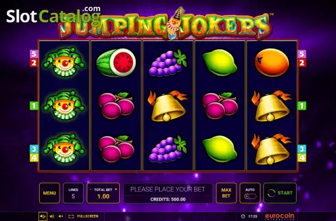 Οθόνη2. Jumping Jokers (Eurocoin Interactive) Κουλοχέρης